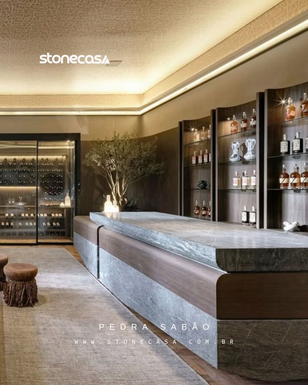 Bancada de Pedra-Sabão Stone Casa — Luxo Natural | Pedra Sabão Stone Casa® — Pedras Naturais Eco-Friendly Bancada de Pedra-Sabão Stone Casa — Luxo Natural — Pedra Sabão Stone Casa® eco-friendly